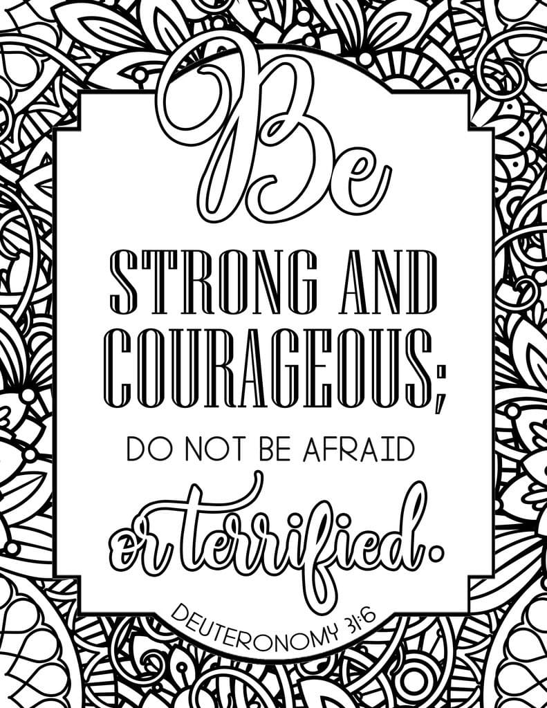 Strong and Courageous