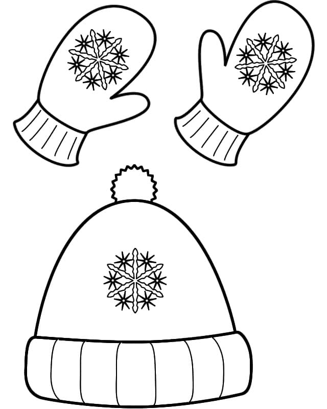 Winter Hat and Mittens