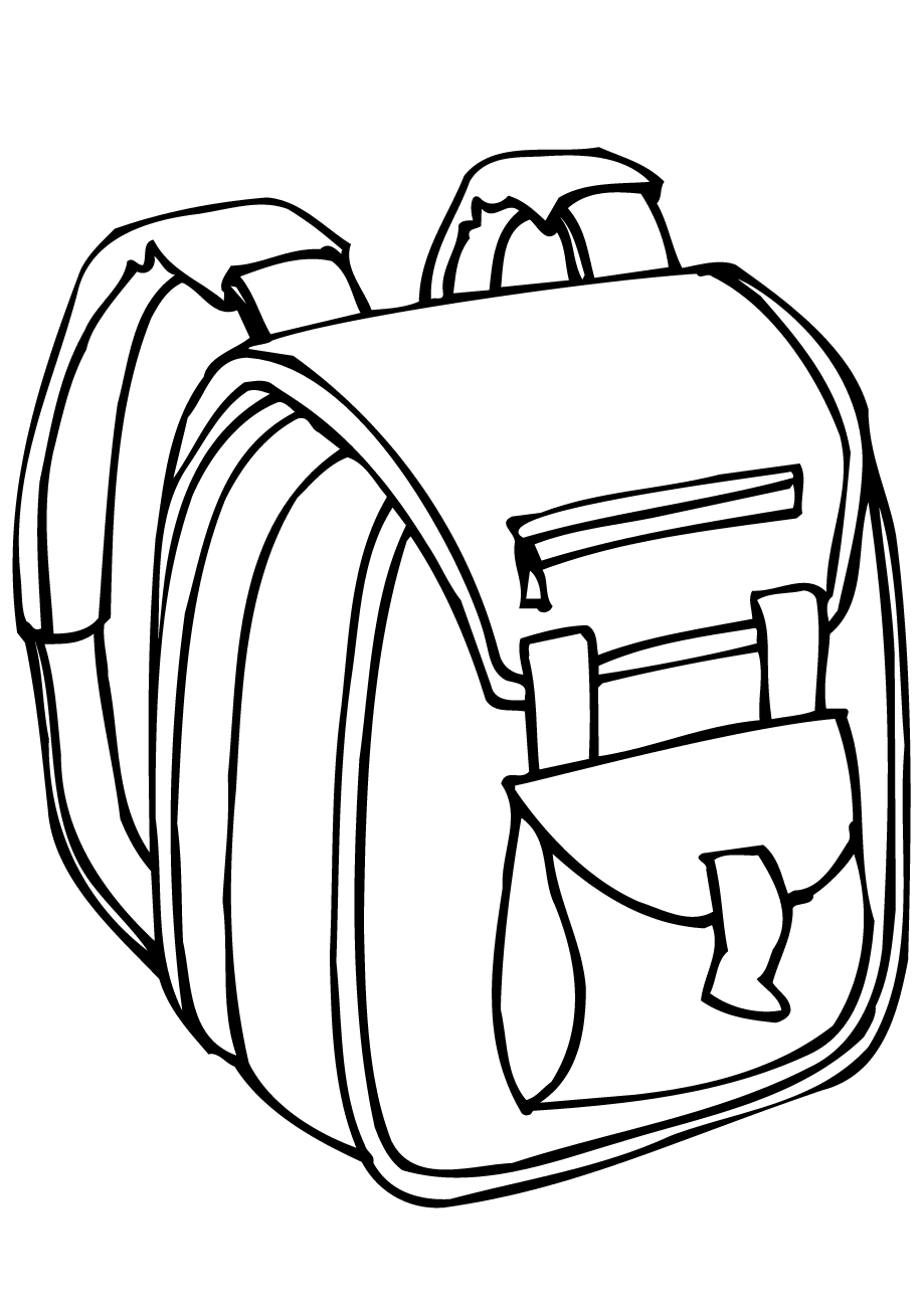 Nice Teacher Bag Coloring Page For Kids Coloring Page