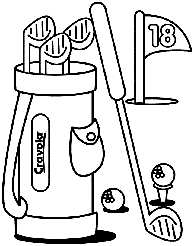 Cool Long Bag Coloring Page