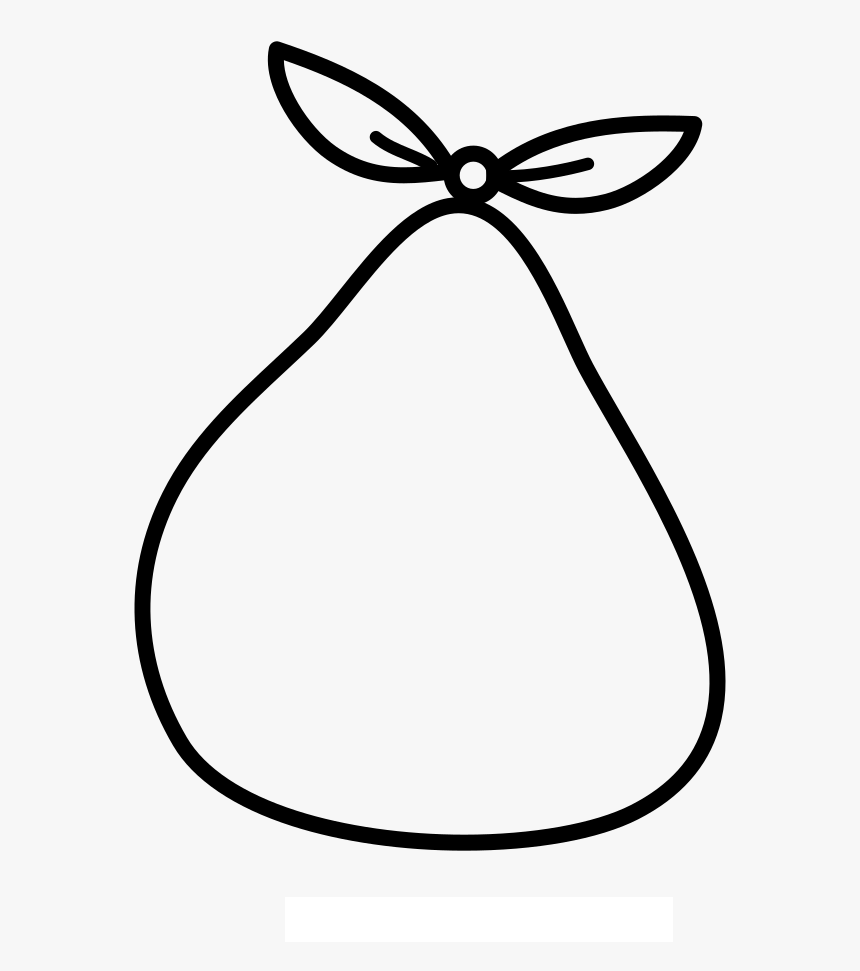 Bag As Apple For Kids Coloring Page
