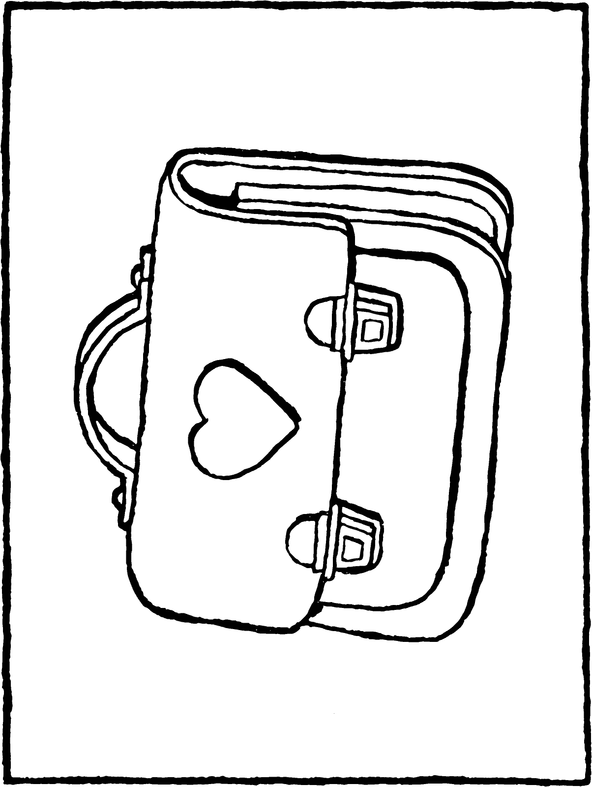 Make Coloring For Bag Free For Kids Coloring Page