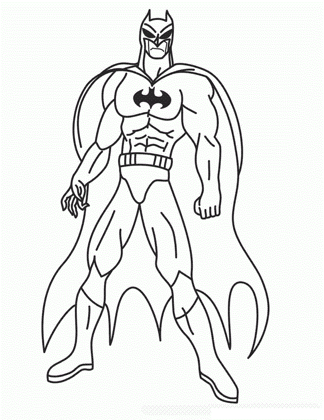 Cool Free Batman Beyond To Color Coloring Page