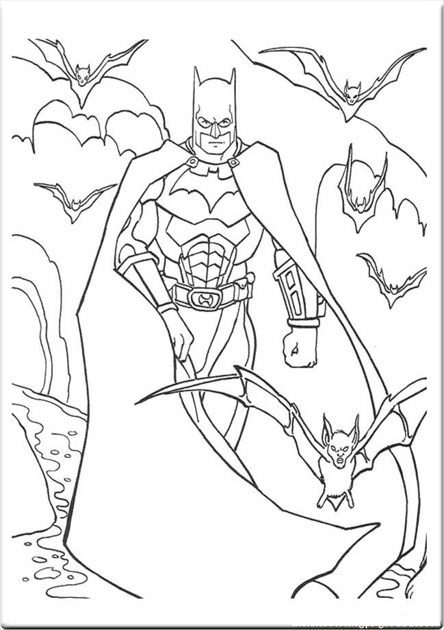 Batman Beyond Only One Cool Coloring Page
