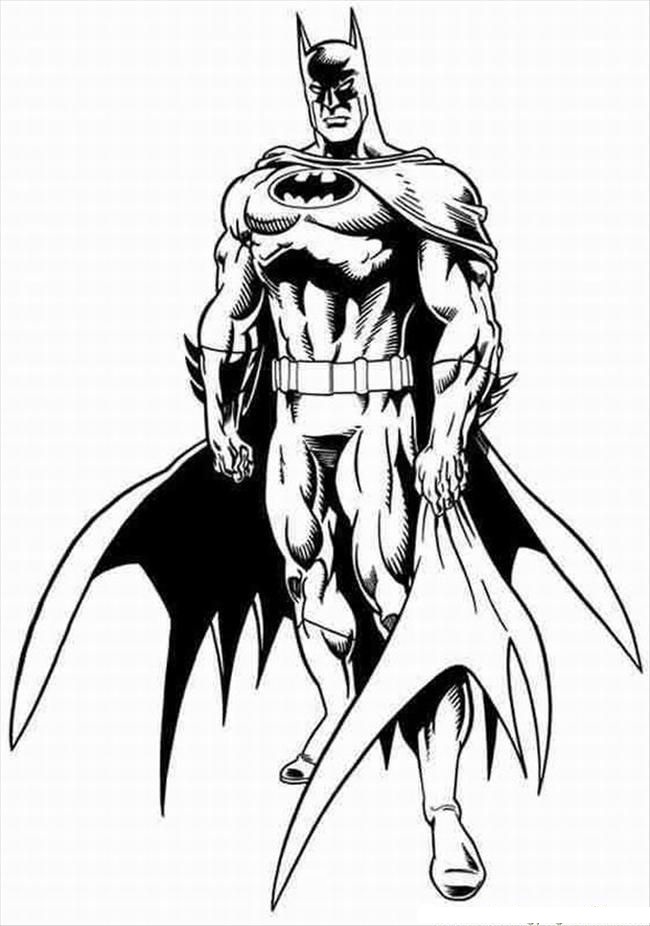 Batman Beyond Hero For Kids Coloring Page