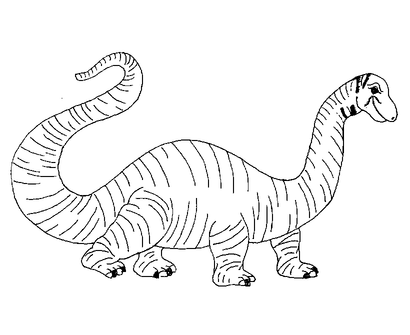 New Dinosaur For Baby Cool Coloring Page