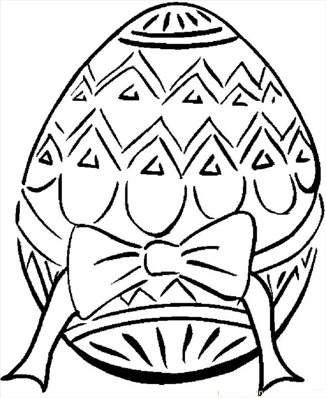 Perfect Easter Egg Cool Coloring Page