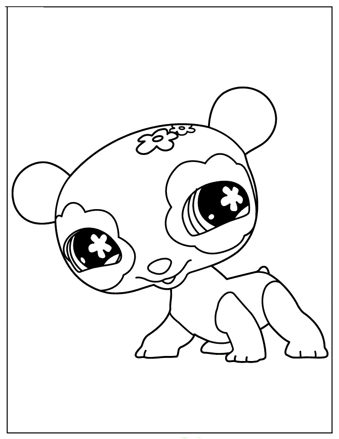 Cool New Littlest Pet Shop Coloring Page