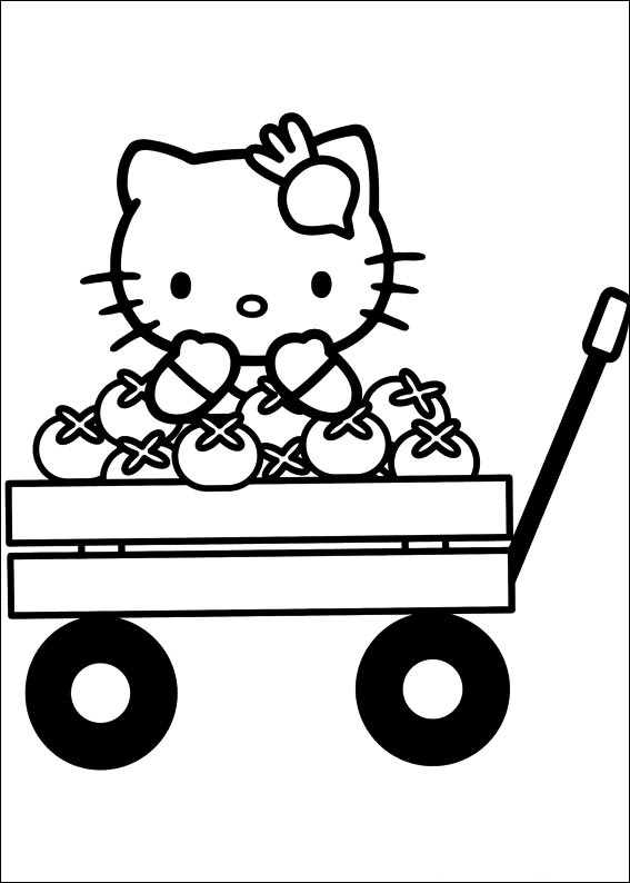 Hello Kitty On Baby Car
