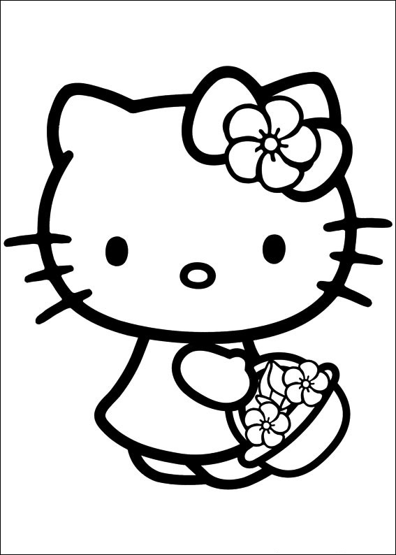 Hello Kitty With Bouquet