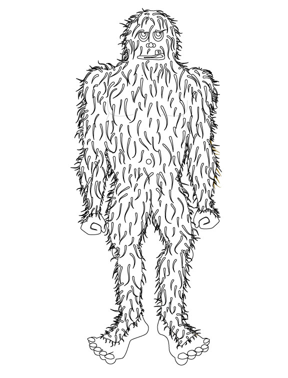 Nice Bigfoot In Free Time For You