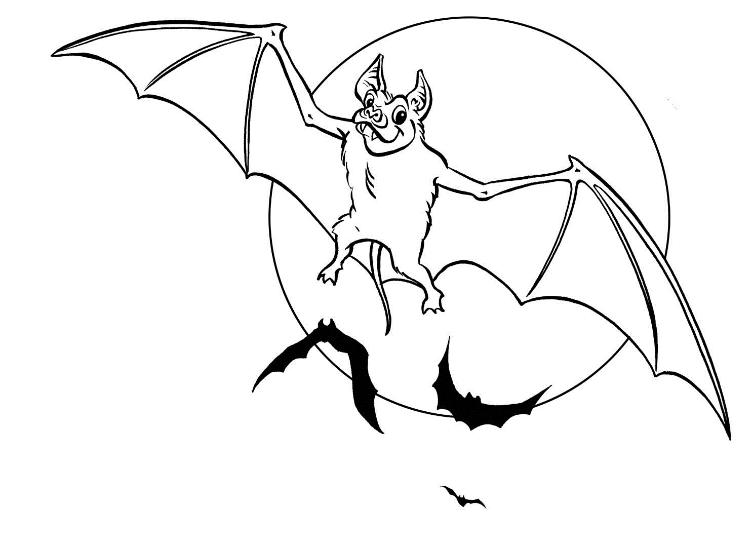 Bat Coloring Page For Us To Make Coloring