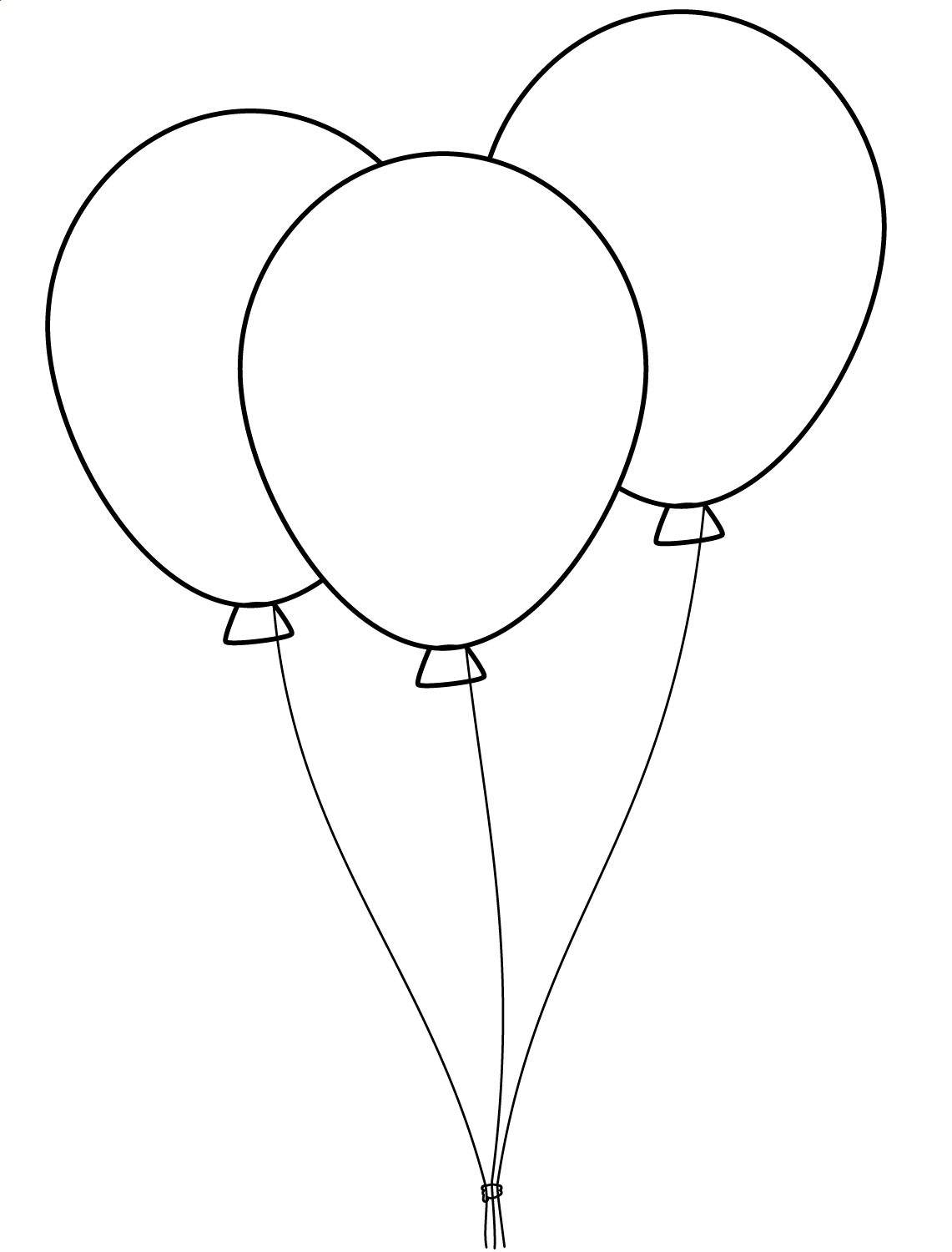 Beautiful Three Balloons