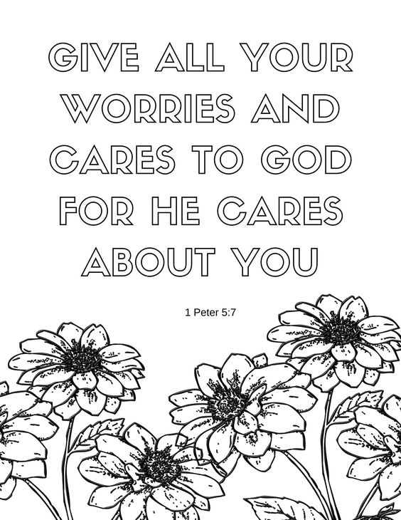 Bible Verse About You Coloring Page