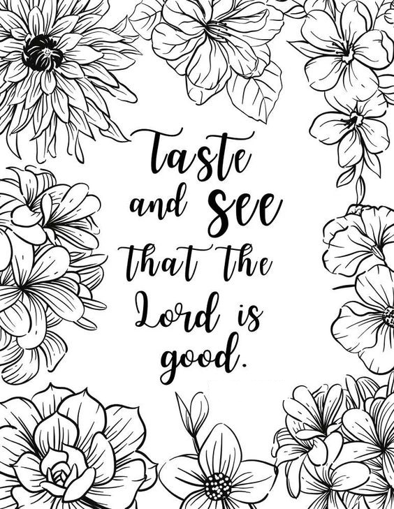 Bible Verse Gold Coloring Page