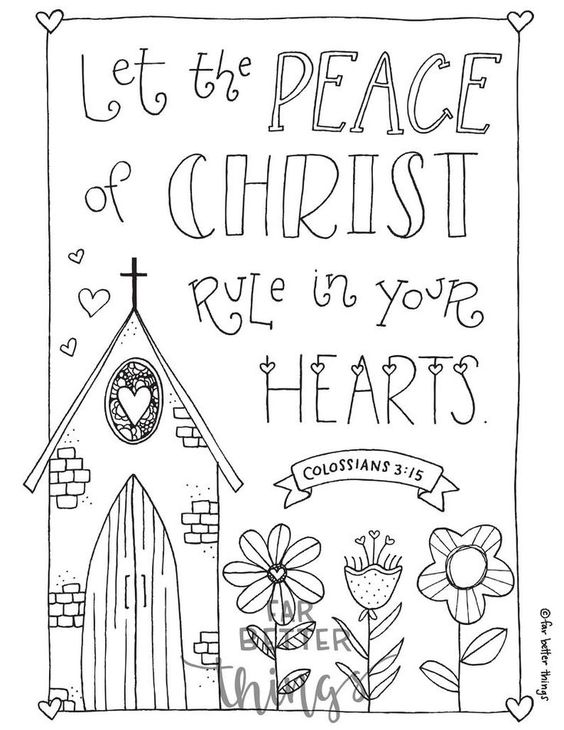 Bible Verse Health Coloring Page