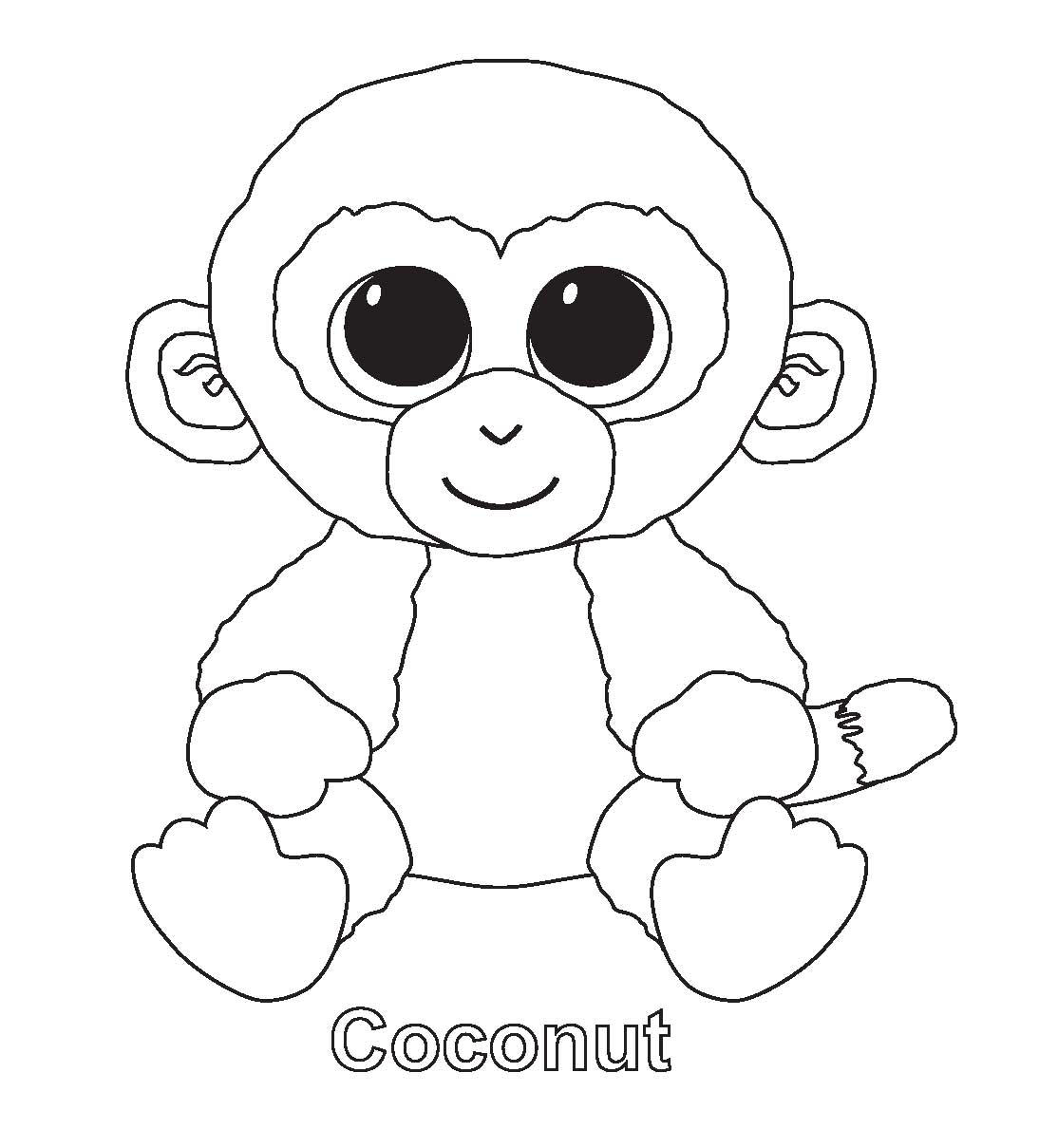 Coconut Beanie Boo