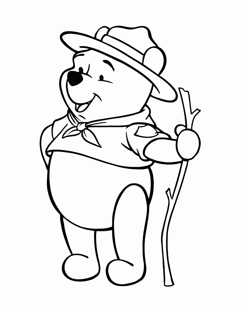 Coloring Page Baby Winnie The Pooh