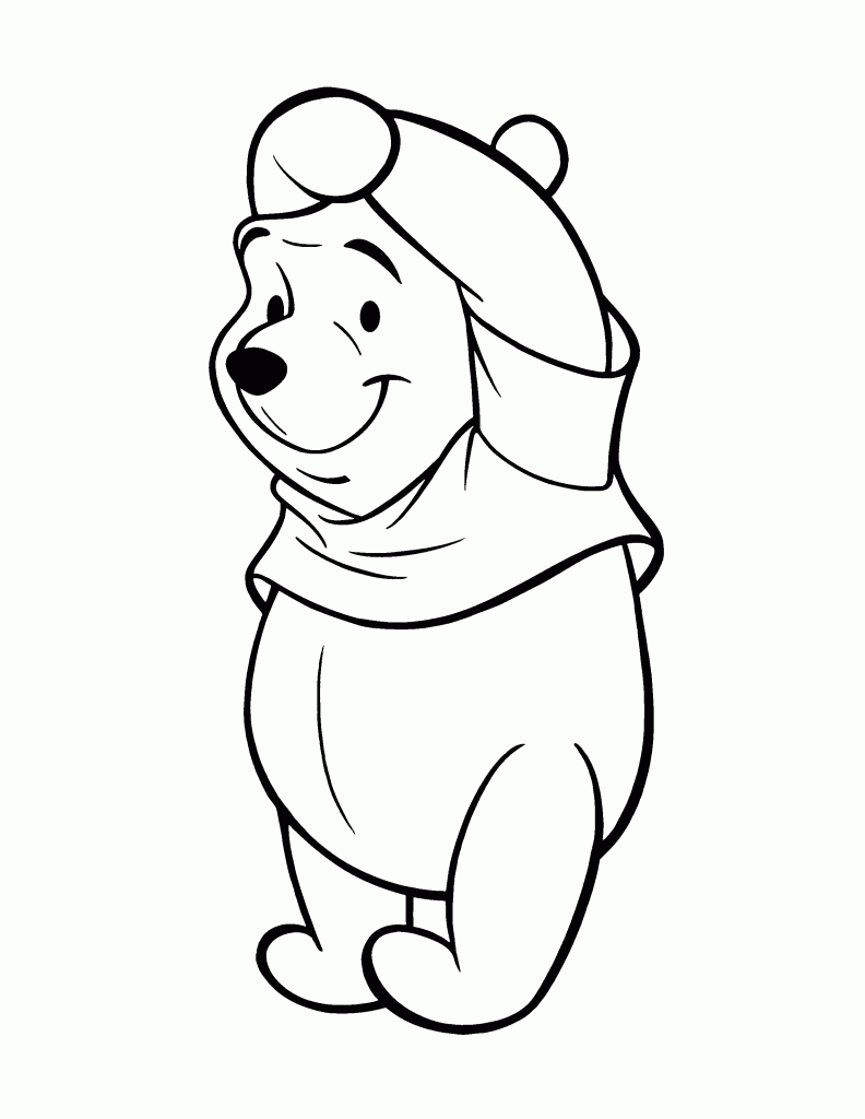 Coloring Pages Baby Winnie The Pooh Coloring Page