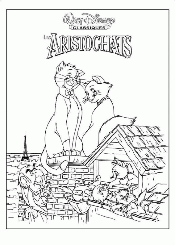 Disney Aristocats Coloring Pages