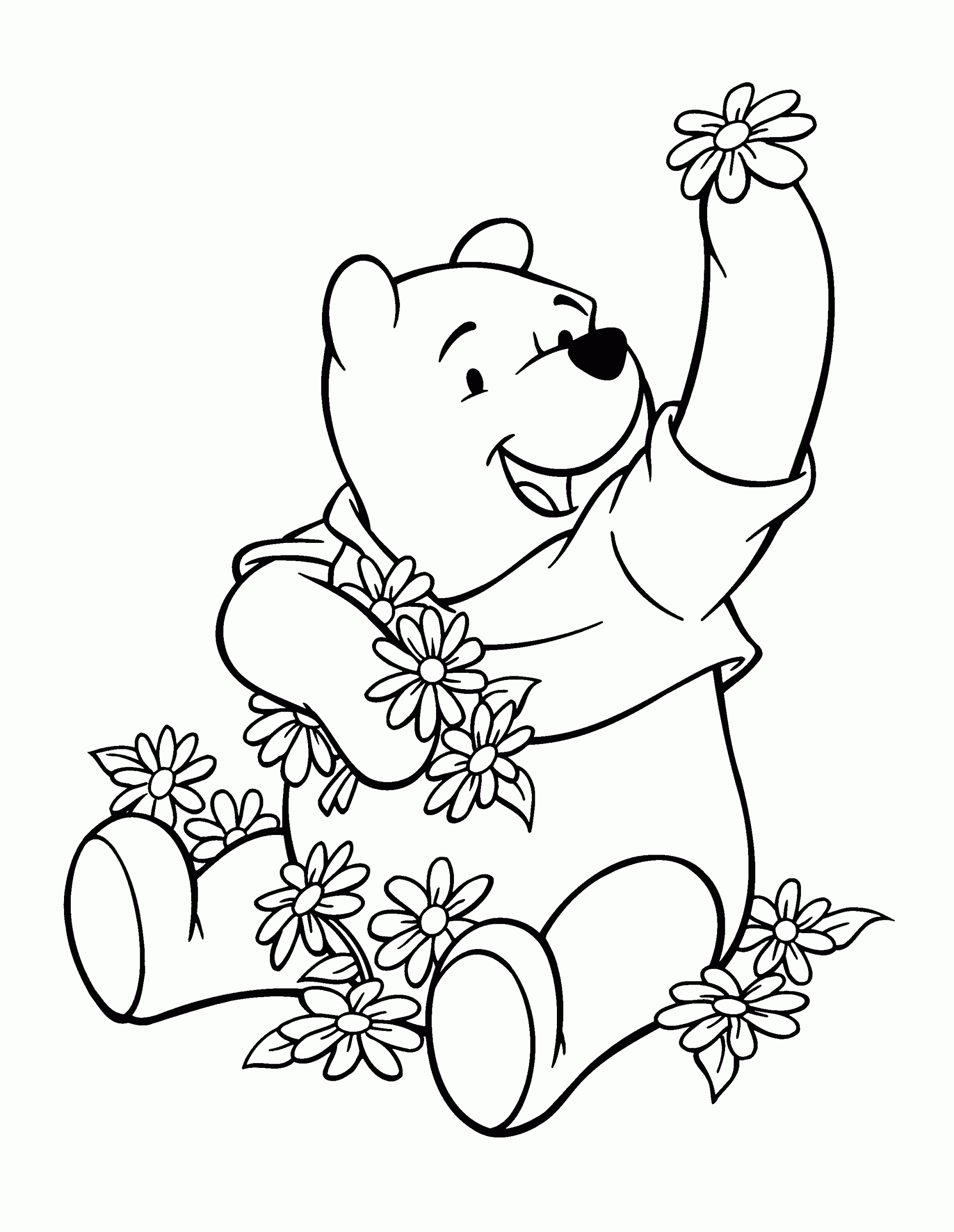 Free Printable Baby Winnie the Pooh Coloring Pages   Coloring Cool