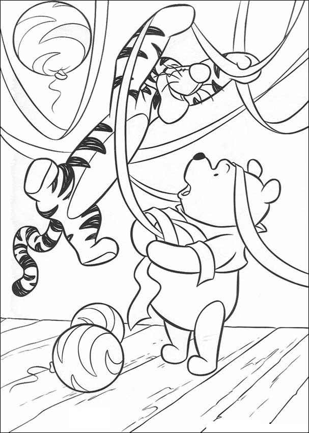 Free Baby Winnie The Pooh Coloring Pages