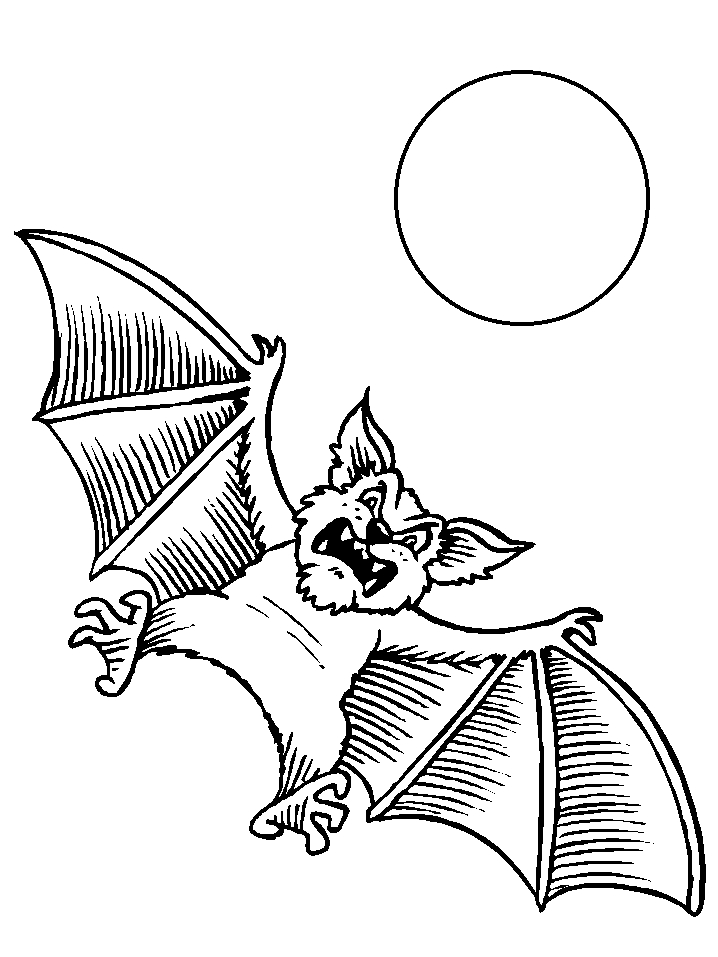 Only Bat Coloring Page