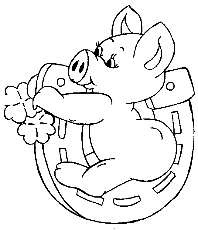 Olivia The Baby Pig Coloring Pages