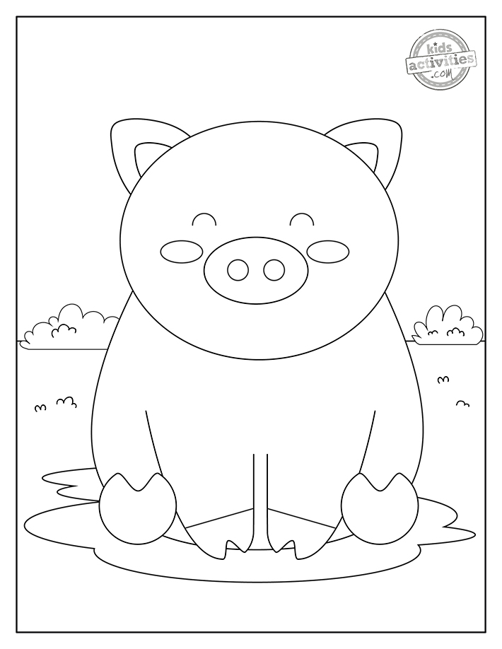 Baby Pig Coloring Pages Screenshot