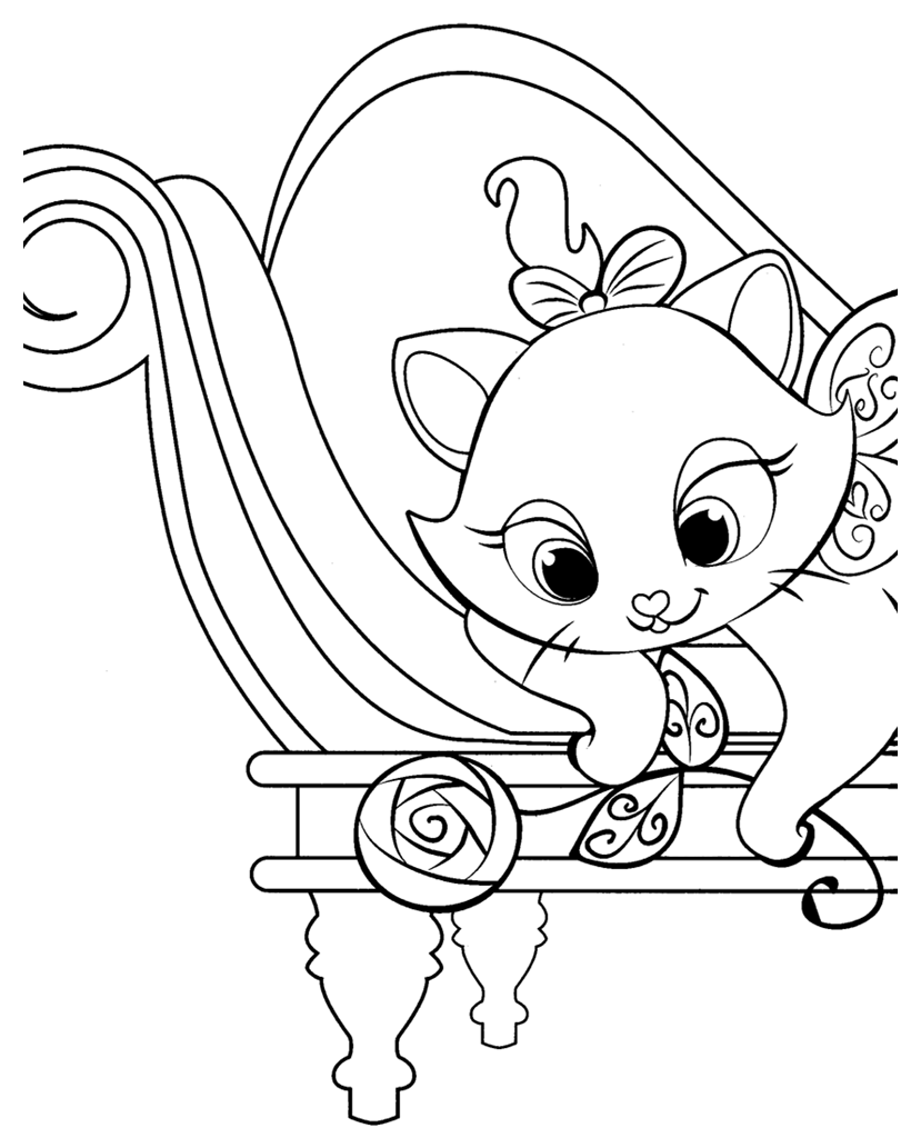 The Aristocats Coloring Page To Color Coloring Page