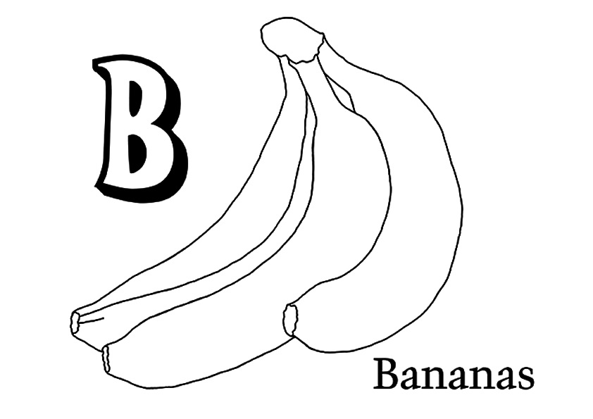 The Going Bananas Coloring Page