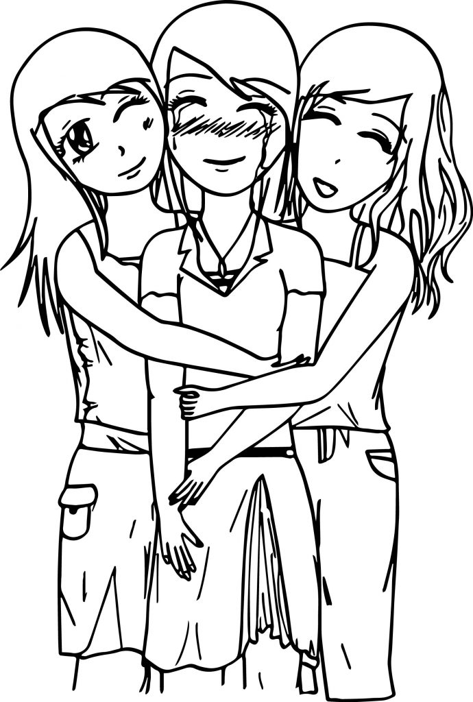 Three Girls Best Friends