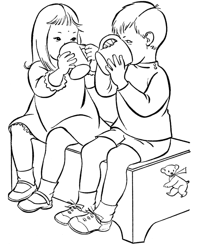 New Best Friends Coloring Page