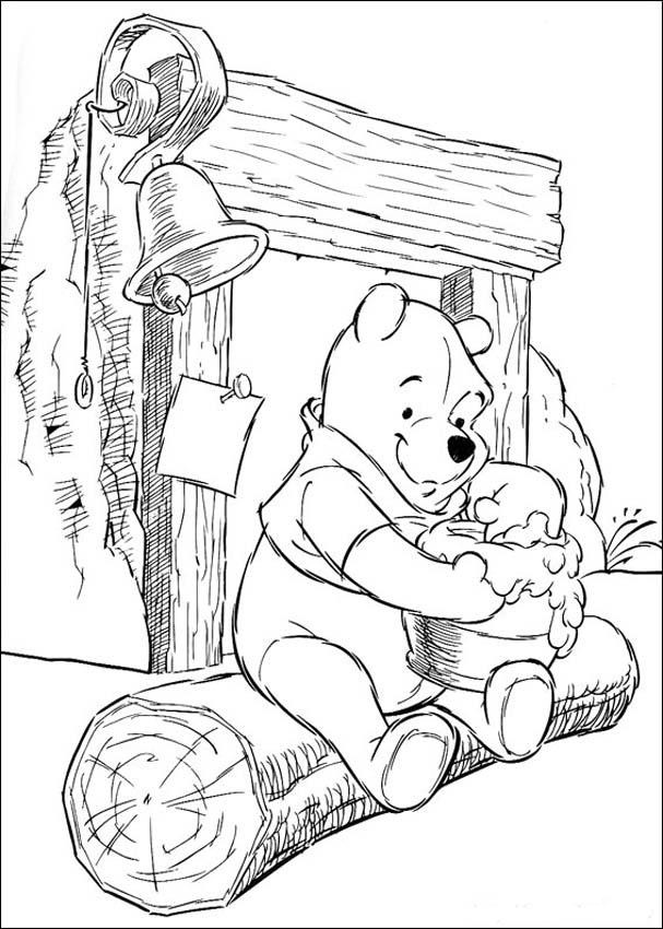 Baby Winnie The Pooh Characters Coloring Pages Coloring Page