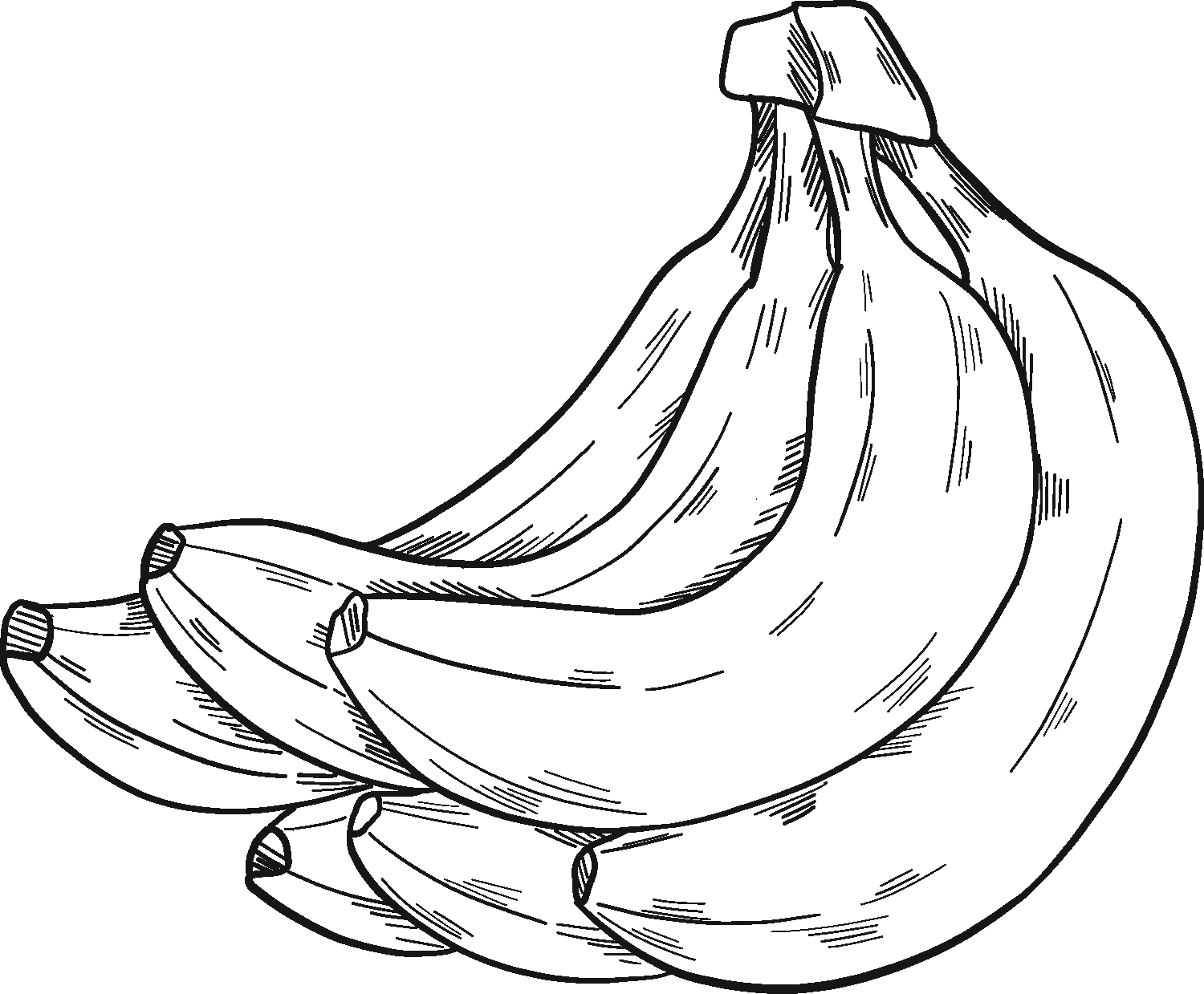 Banana Coloring Pages For You