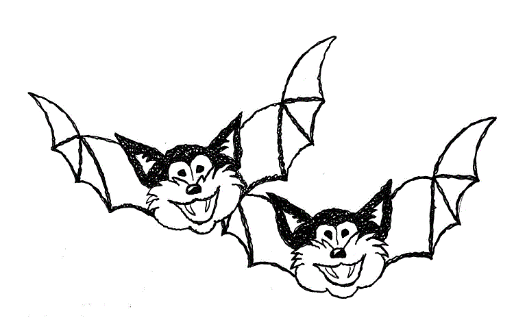 Free Printable Bat Coloring Page