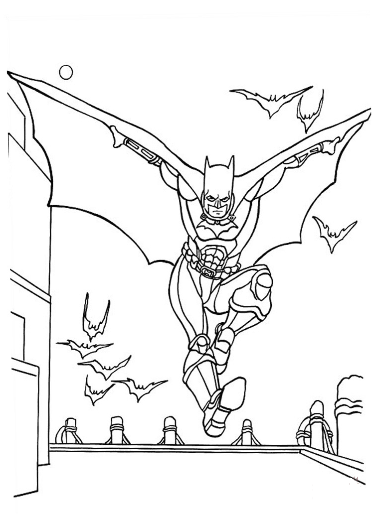 Batman Beyond Flies With Bats