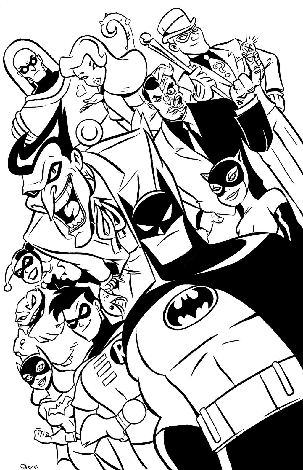 Free Batman Beyond For Us Coloring Page
