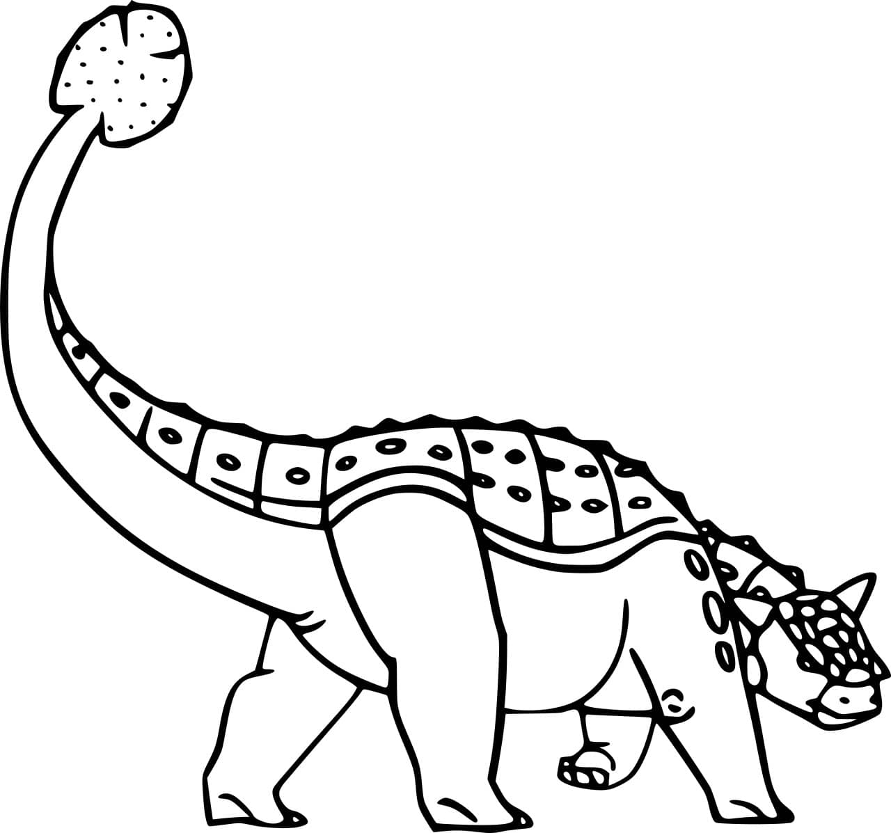 Euoplocephalus Ankylosaurus Dinosaur