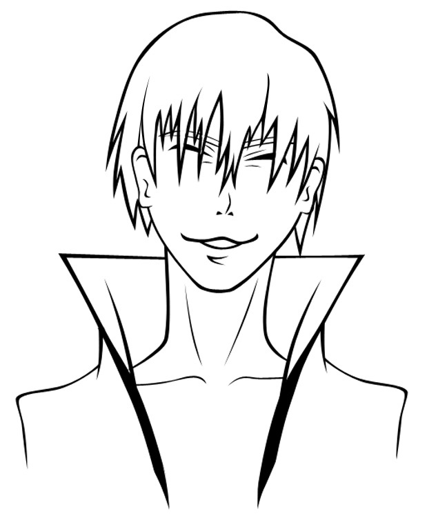 Gin Ichimaru Coloring Page Coloring Page