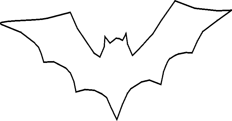 Drawing Bat Coloring Page