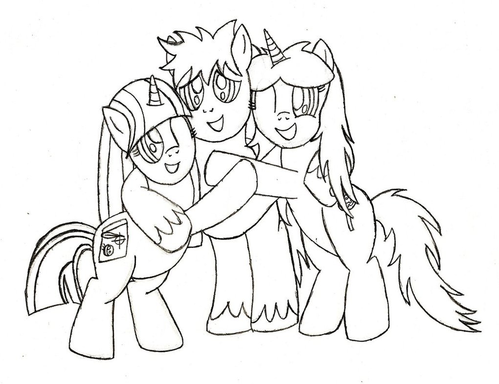 My Little Pony Best Friends Coloring Pages   Coloring Cool
