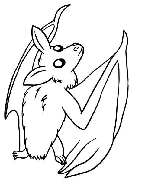 Printable Bat Coloring Pages For You Coloring Page