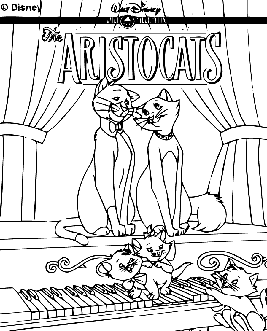 The Aristocats Coloring Page
