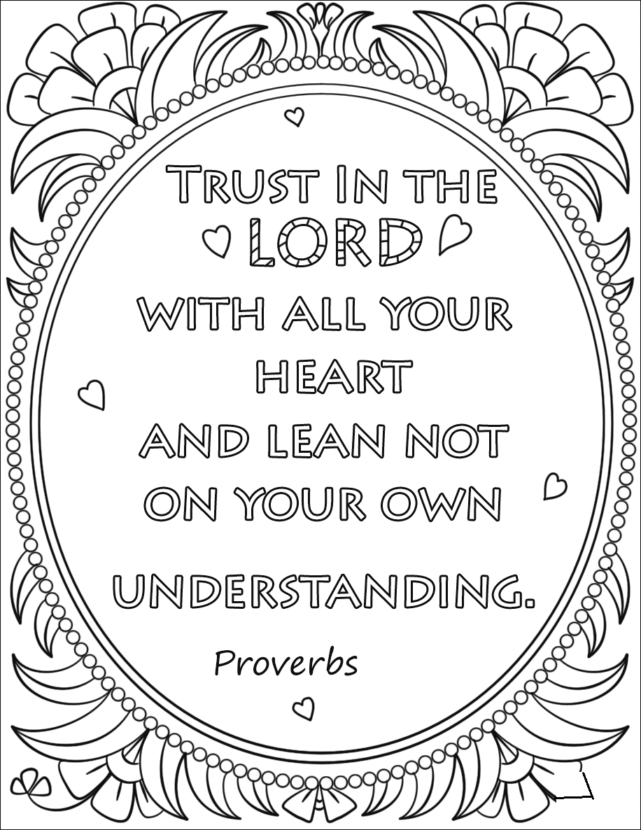 Bible Verse Trust In The Lord