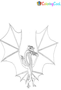 Ghidorah Coloring Pages