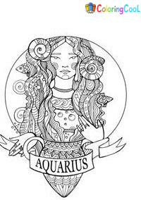 Aquarius Coloring Pages