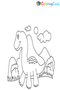 Dinosaur Baby Coloring Pages