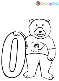 Number 0 Coloring Pages
