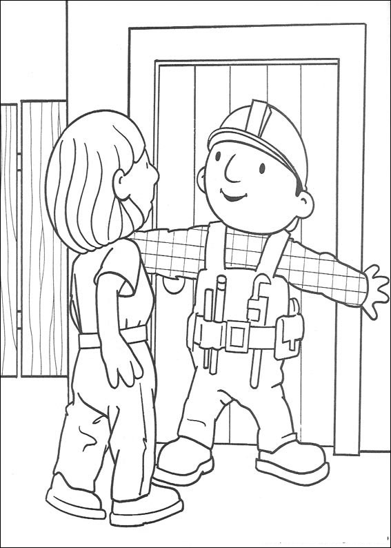 Bob The Builder Gatekeeper Coloring Page